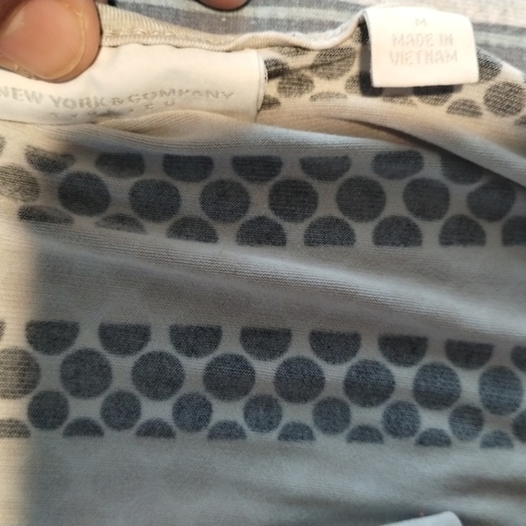 New York & Company polka dot Shirt - Picture 2 of 2